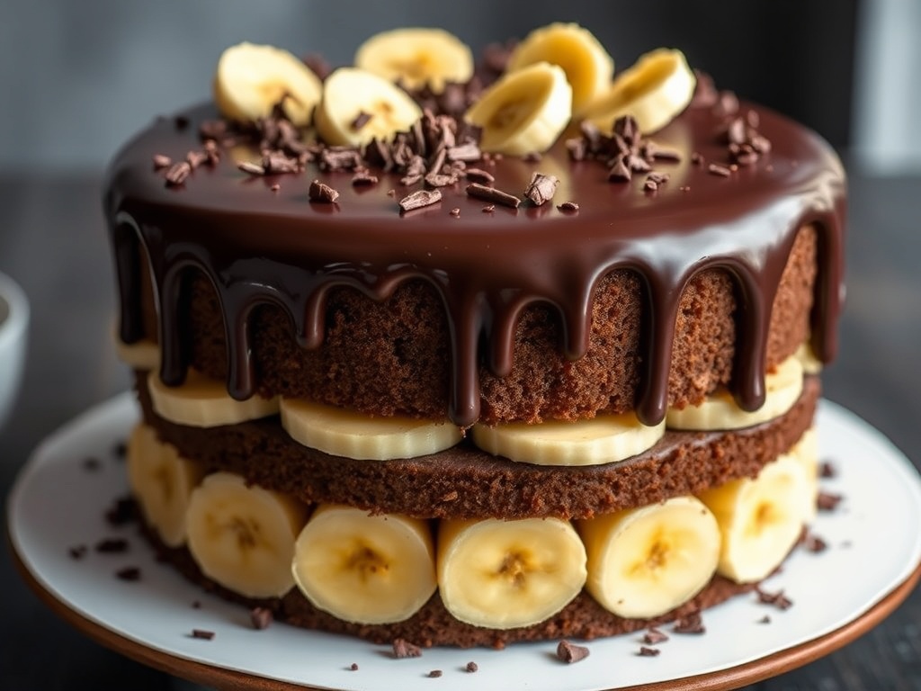 Banana Choco Cake